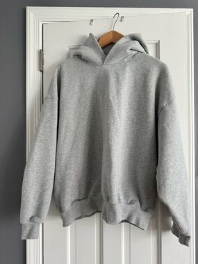 Aritzia Light Gray Sweatfleece Hoodie - Mega Fit